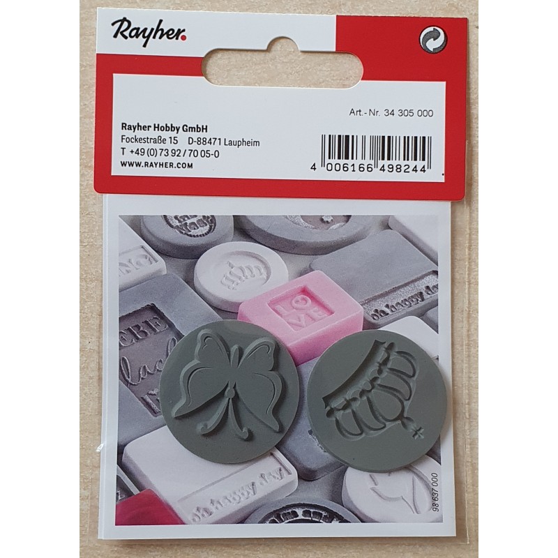 Relief Einlagen Schmetterling/Krone