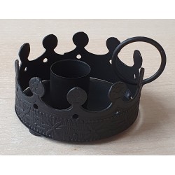 Metall Kerzenhalter schwarz