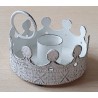 Metall Kerzenhalter weiss