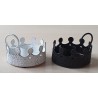 Metall Kerzenhalter weiss