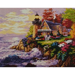 5D Diamant Pixel Bild Haus
