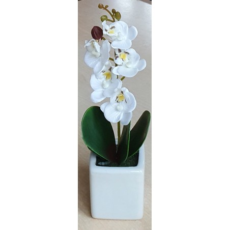 Künstliche Orchidee weiss