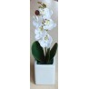 Künstliche Orchidee weiss