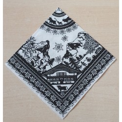 Serviette Scherenschnitt