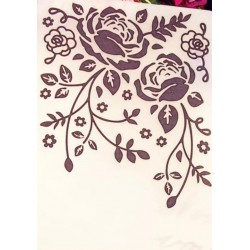 Präge Schablone Rosen