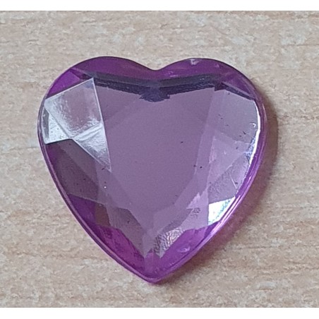 Kunststoff Herz violette