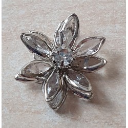 Acryl Blume silber