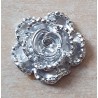 Kunststoff Rose silber