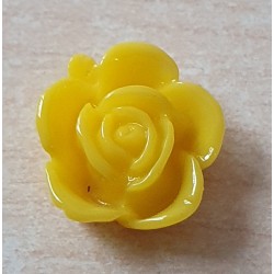 Kunststoff Rose gelb