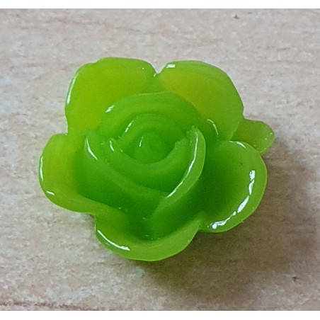 Kunststoff Rose grün