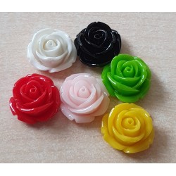 Kunststoff Rose rot