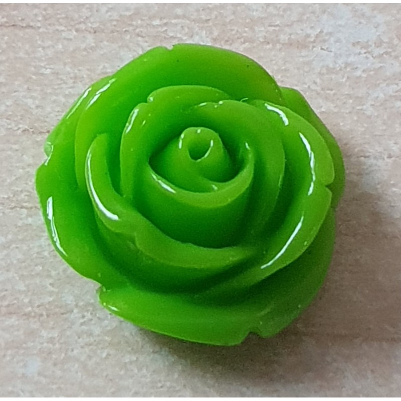 Kunststoff Rose grün