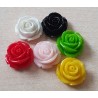 Kunststoff Rose schwarz