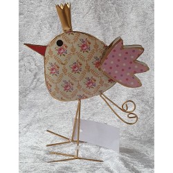Metall Vogel gelb