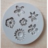 Silikon Form Blumen