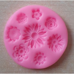 Silikon Form Blumen