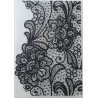 Präge Schablone Blumen