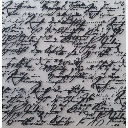 Präge Schablone Schrift