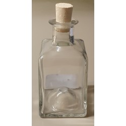 Glasflasche mit Zapfen