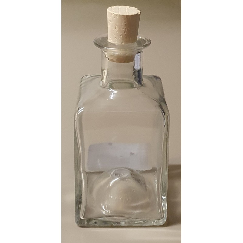 Glasflasche mit Zapfen