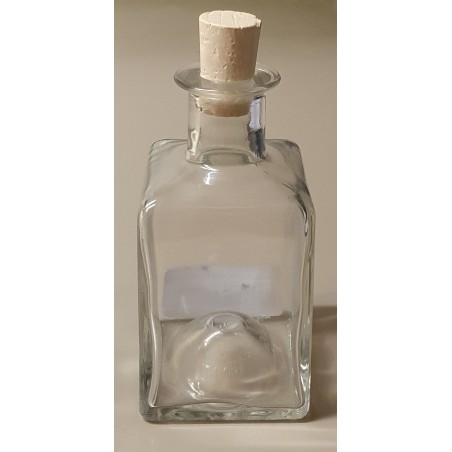 Glasflasche mit Zapfen