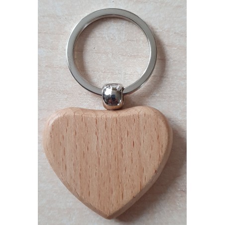 Holz Schlüsselanhänger Herz