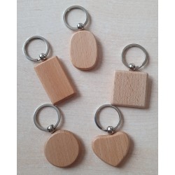 Holz Schlüsselanhänger Herz