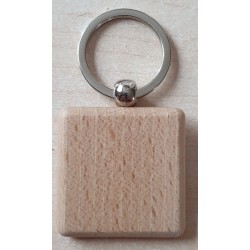 Holz Schlüsselanhänger Viereck