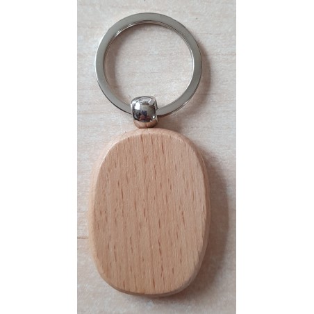 Holz Schlüsselanhänger Oval