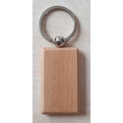 Holz Schlüsselanhänger Rechteck