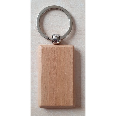 Holz Schlüsselanhänger Rechteck