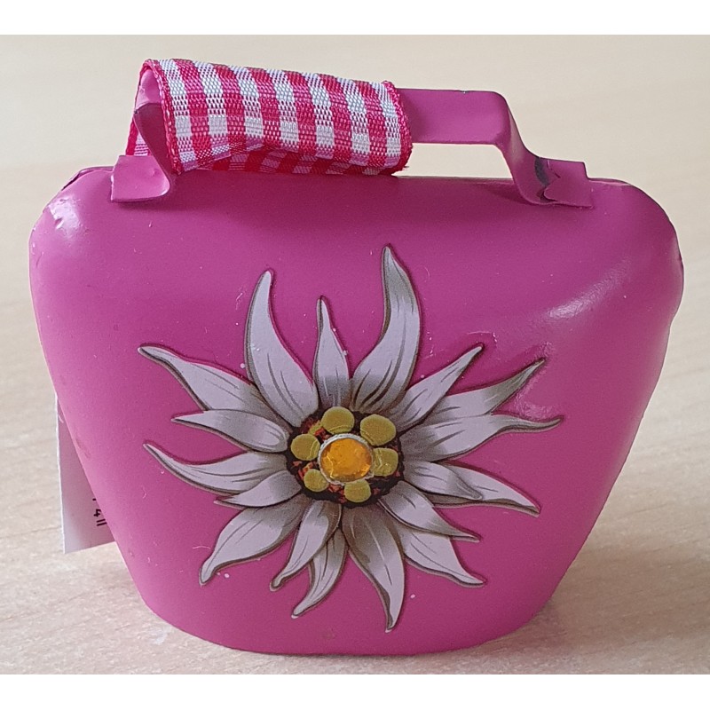 Metall Glocke rosa