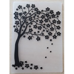 Präge Schablone Baum
