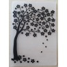 Präge Schablone Baum