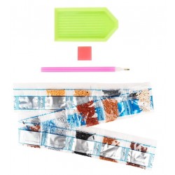 3D Diamant Pixel Karte Pferd