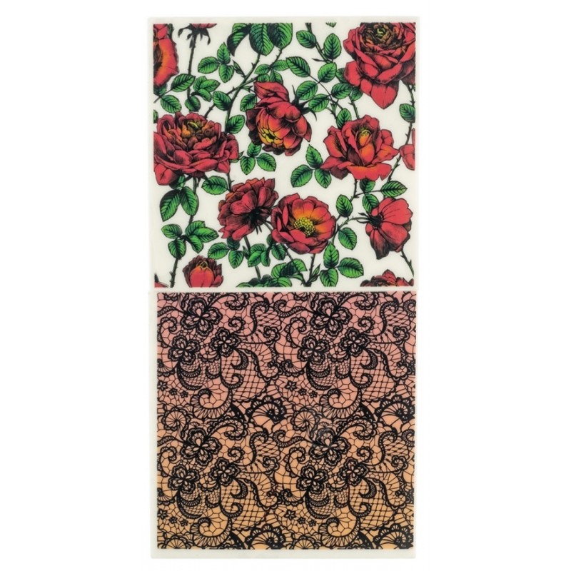Stempel Set Rosen