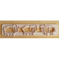 Ausstechform Bauernhof Tiere