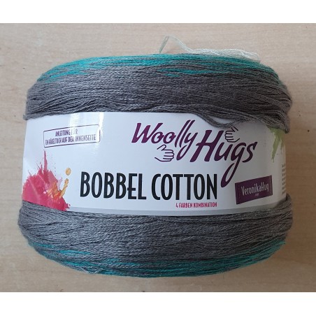 Bobbel Cotton grau/türkis/lila