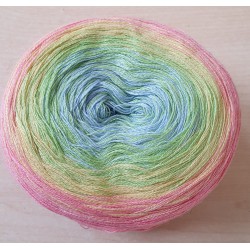 Bobbel Cotton lachs/hellblau/hellgrün