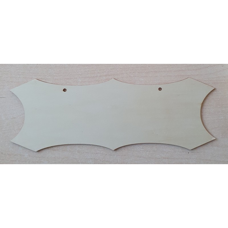 Schild Spanholz