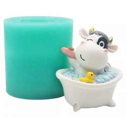 Silikon Form Kuh badet