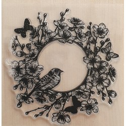 Clear Stamps Vogel/Blume