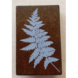 Holzstempel Blatt