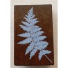 Holzstempel Blatt
