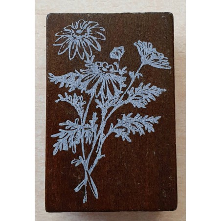 Holzstempel Blumen