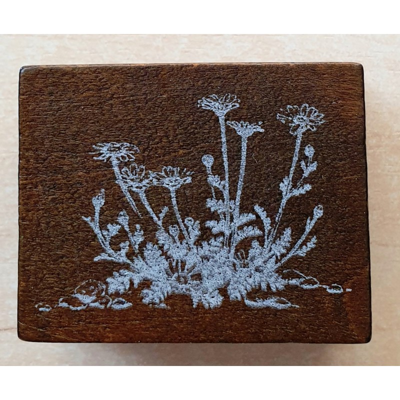 Holzstempel Blumen