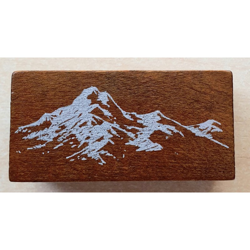 Holzstempel Berge