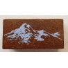 Holzstempel Berge