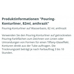 Pouring Konturliner anthrazit