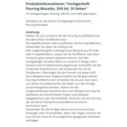 Pouring Mosaik Vorlagebogen